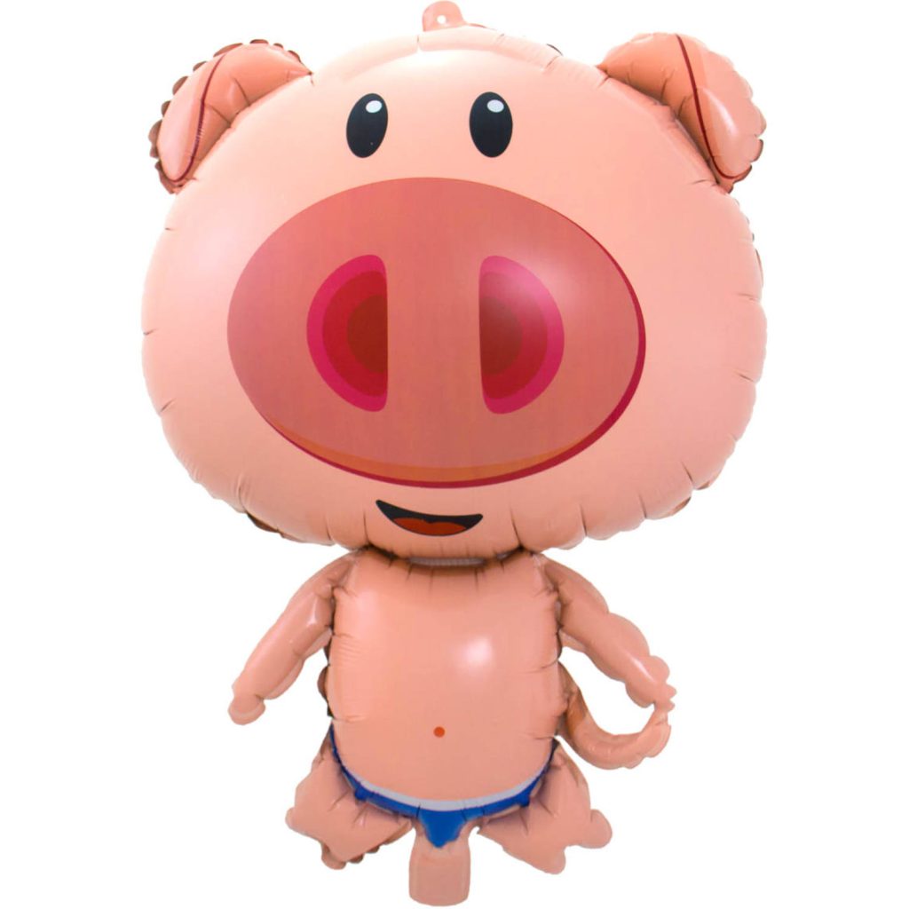 Folinis balionas kiaulytė (52x78cm)