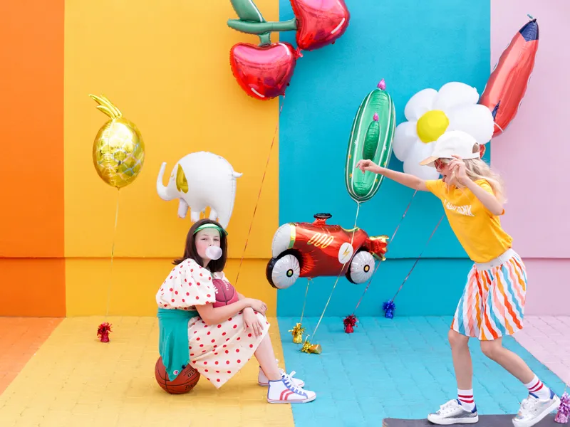 Folinis balionas retro automobilis (111×63 cm)