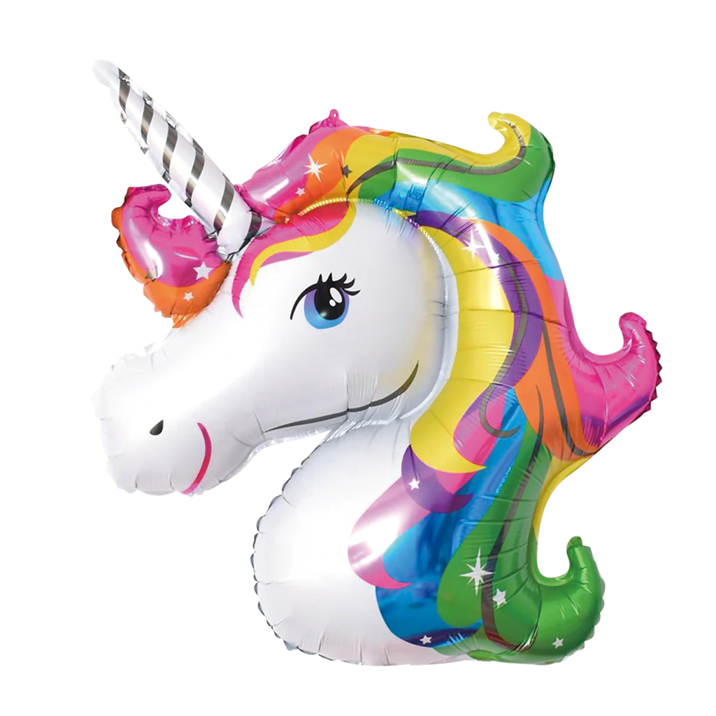 Folinis balionas vienaragis, spalvotas (87x107cm)