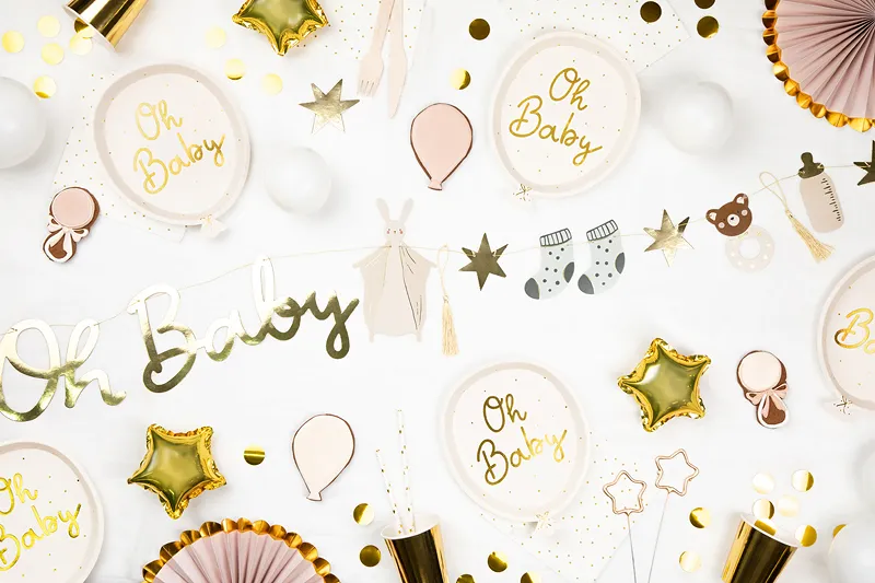 Forminės lėkštutės Oh baby (6vnt./17,5x22cm)