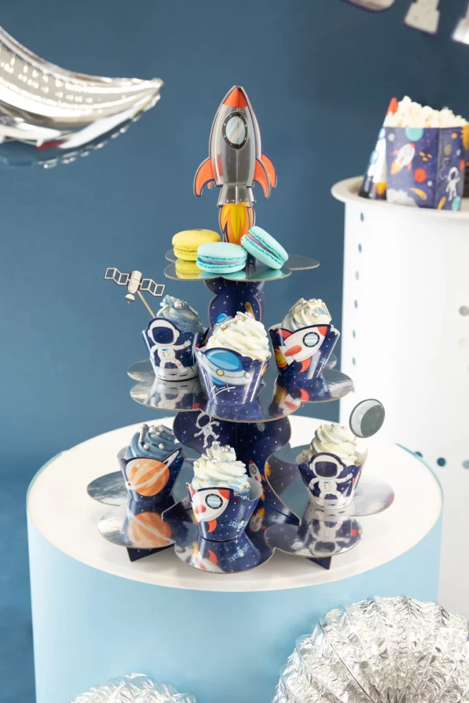 Keksiukų stovas kosmosas  DIY 46x34cm