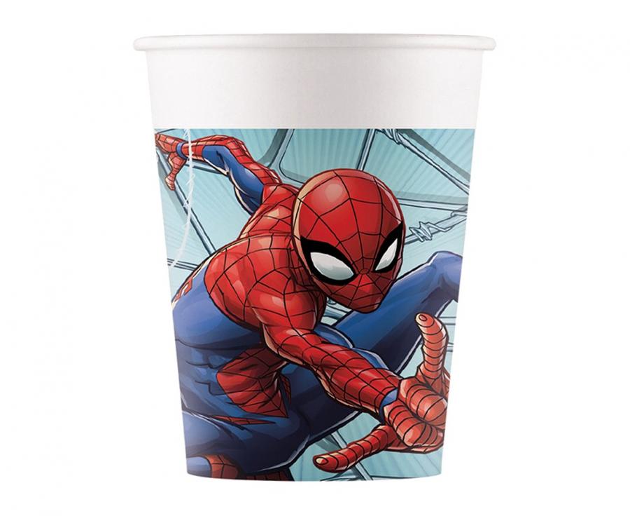Puodeliai Spiderman (8vnt./200ml)