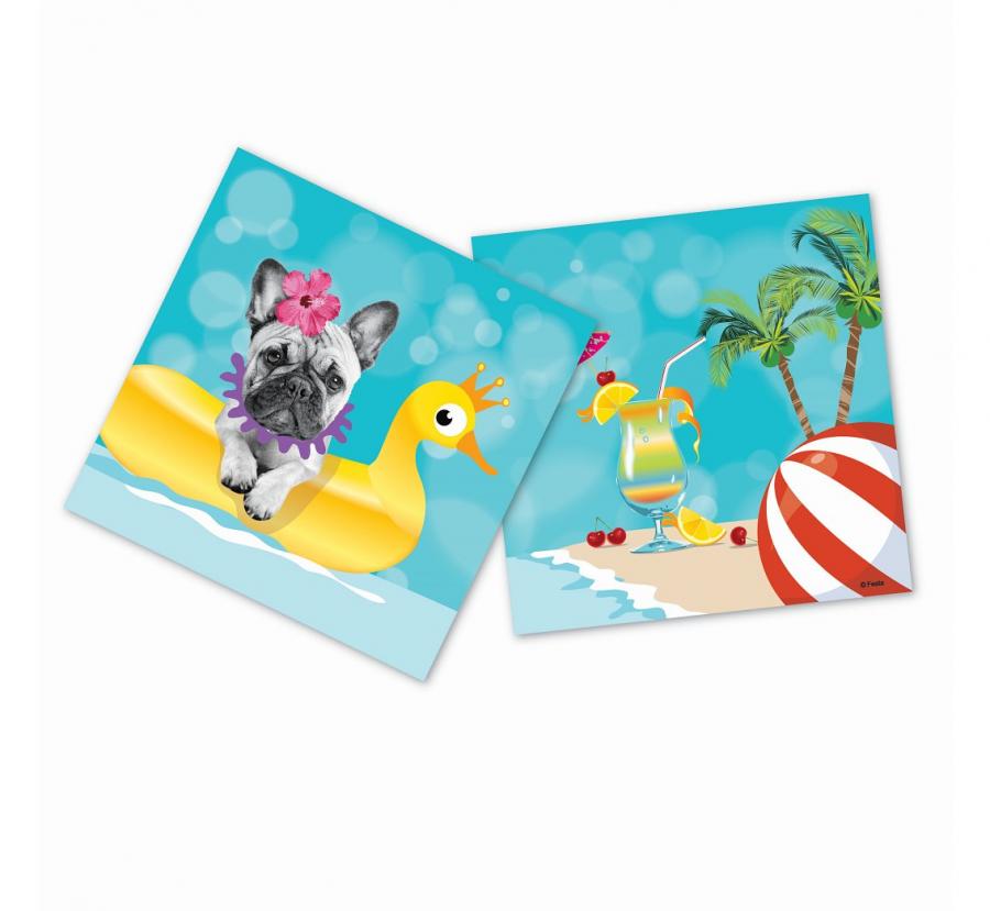 Servetėlės Havajai ( 20vnt./33x33cm)