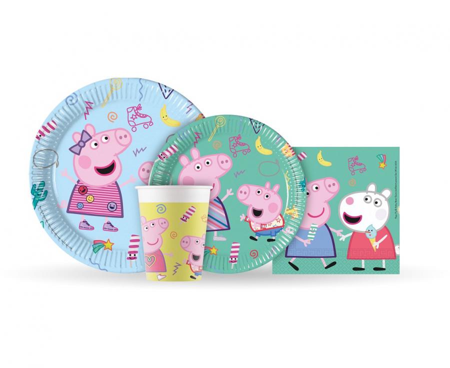 Servetėlės Peppa Pig, žalios (20vnt./33x33cm)