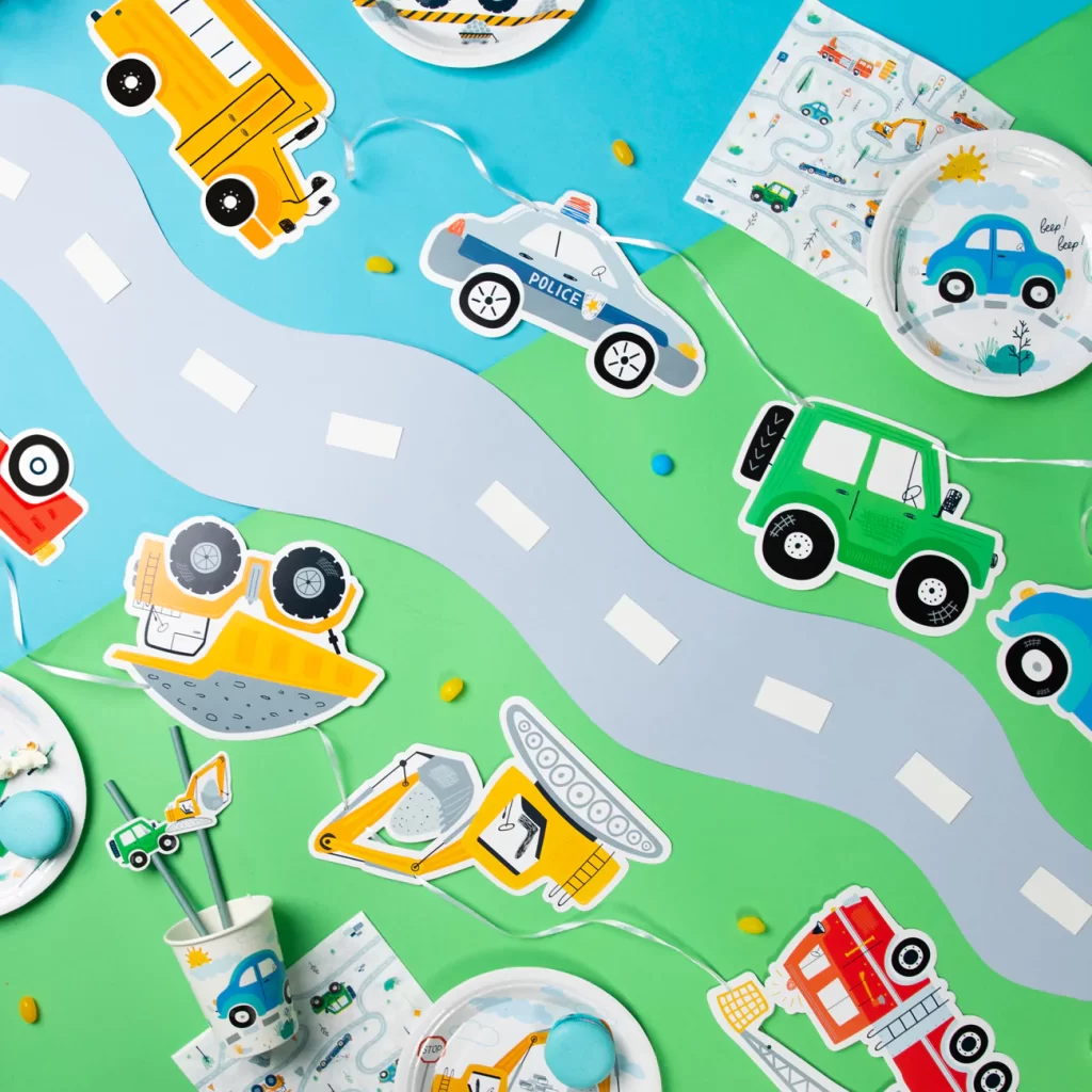 Servetėlės automobiliai (10 vnt./33x33cm)