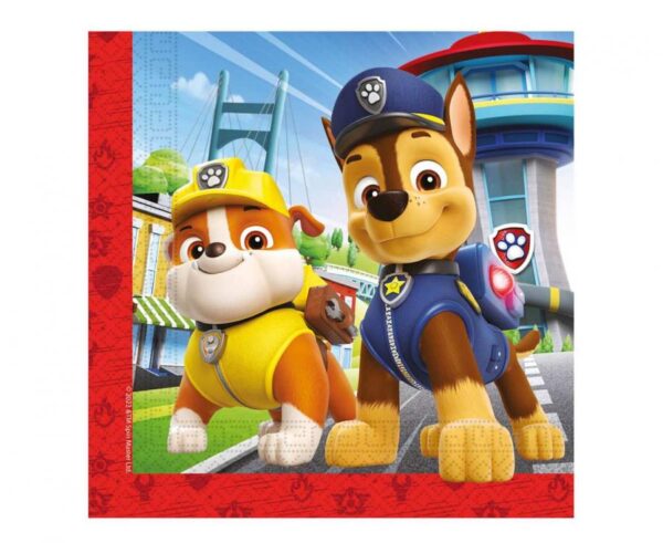 Servetėlės Paw Patrol ( 20 vnt. 33x33 cm)